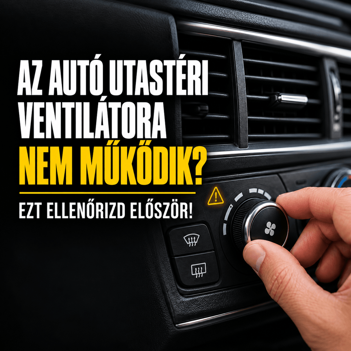 Autó utastéri ventilátor