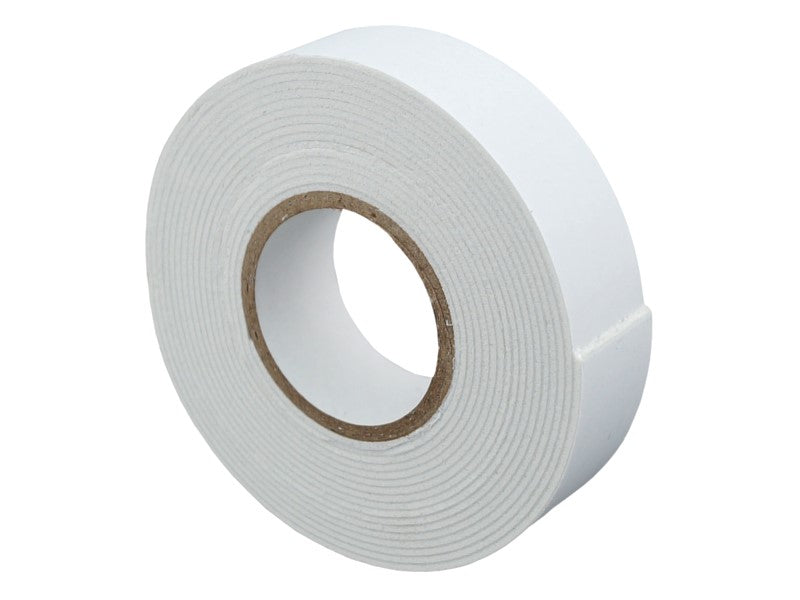Kétoldalas habszalag 1mm x 19 mm x 3m, fehér, 1 db