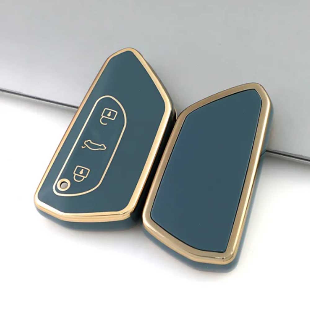 Seat 3 gombos TPU kulcstok kék színben