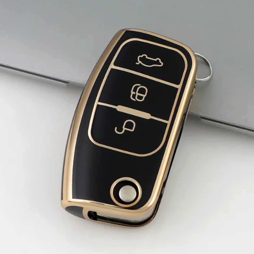 Ford 3 gombos TPU kulcstok több színben