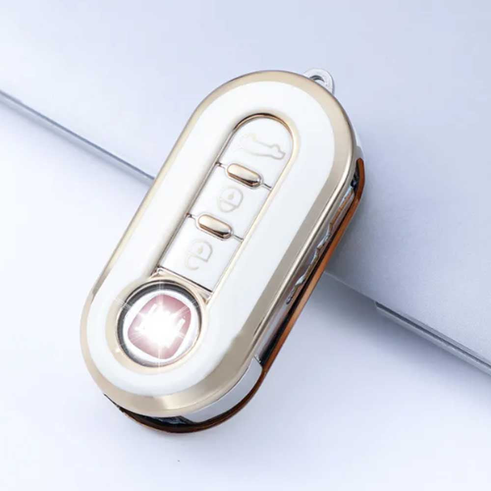 Lancia 3 gombos TPU kulcstok több színben