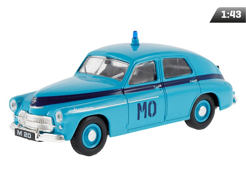 1:43 PRL WARSZAWA M20 MO modell, kék