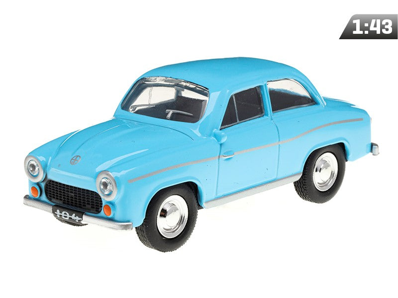 1:43-as modell, SYRENA 104 PRL, kék színű