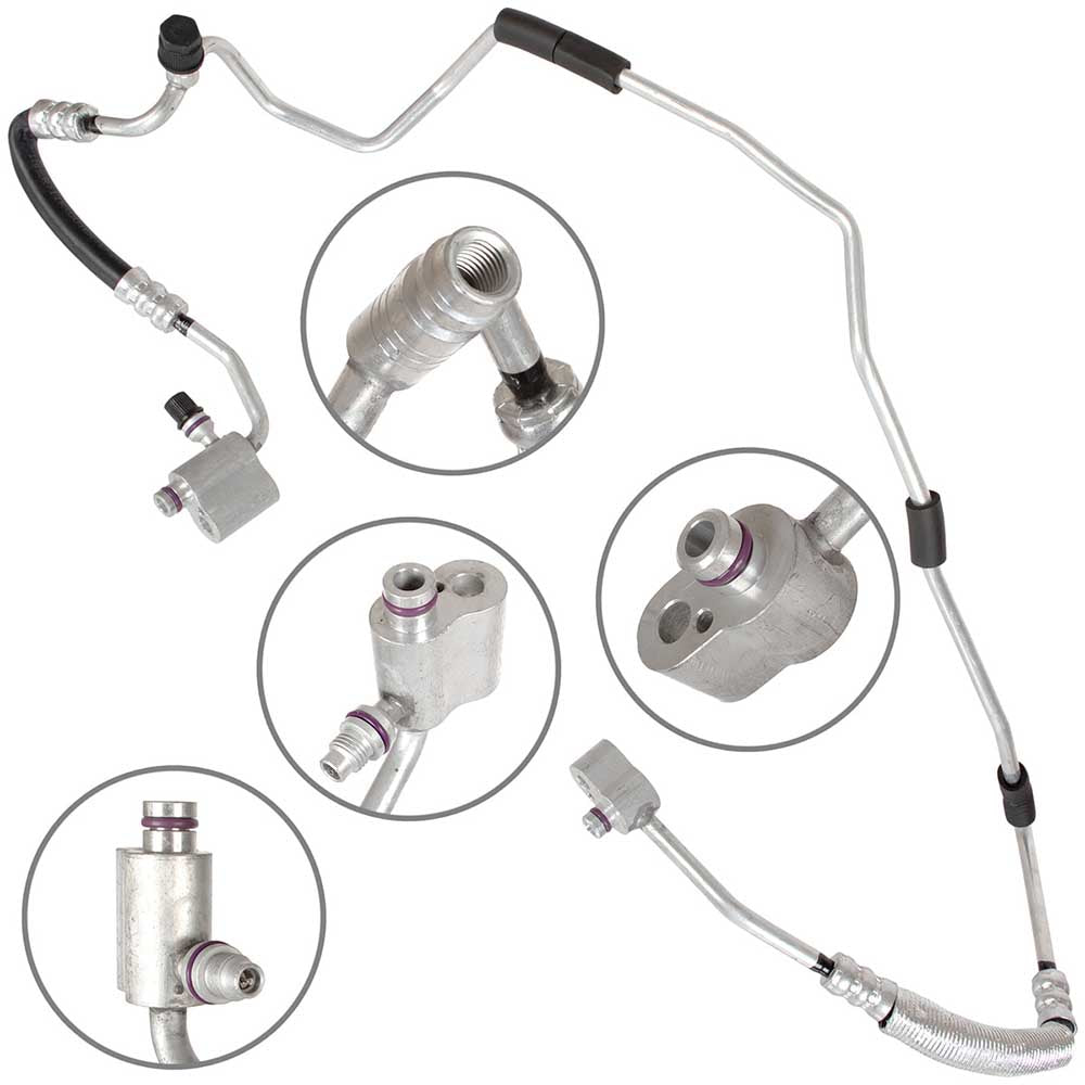 Audi A3 8P klímacső 2003–2010