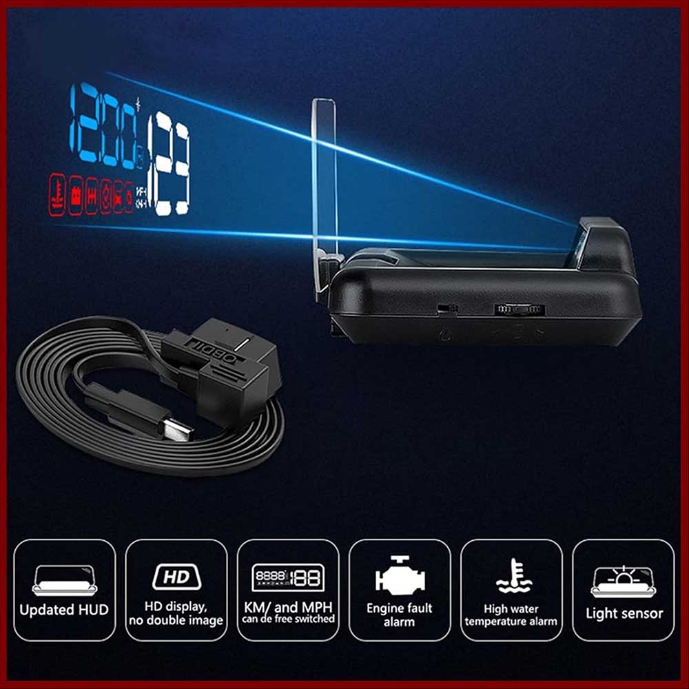 Head Up Display C500 funkciók