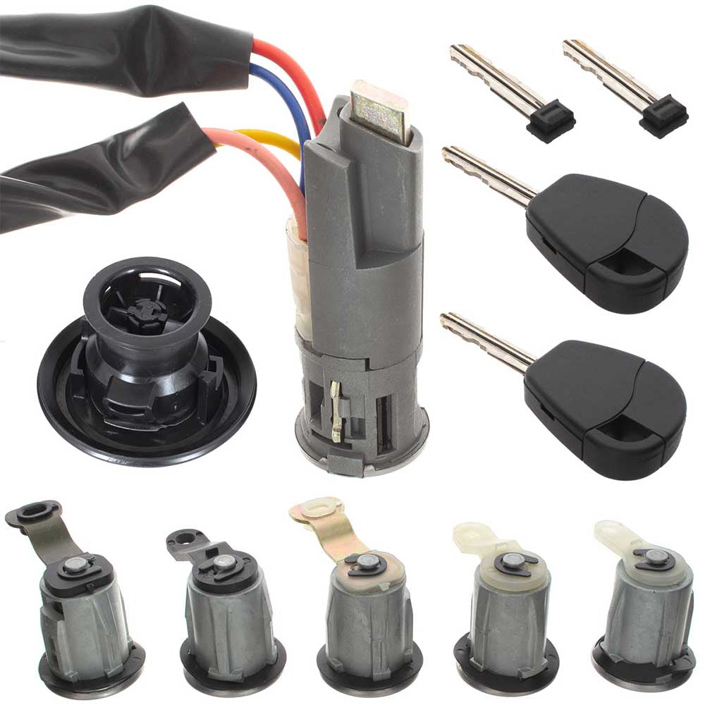 Peugeot Partner Gyújtáskapcsoló és zár szett tanksapkával 2000-2003