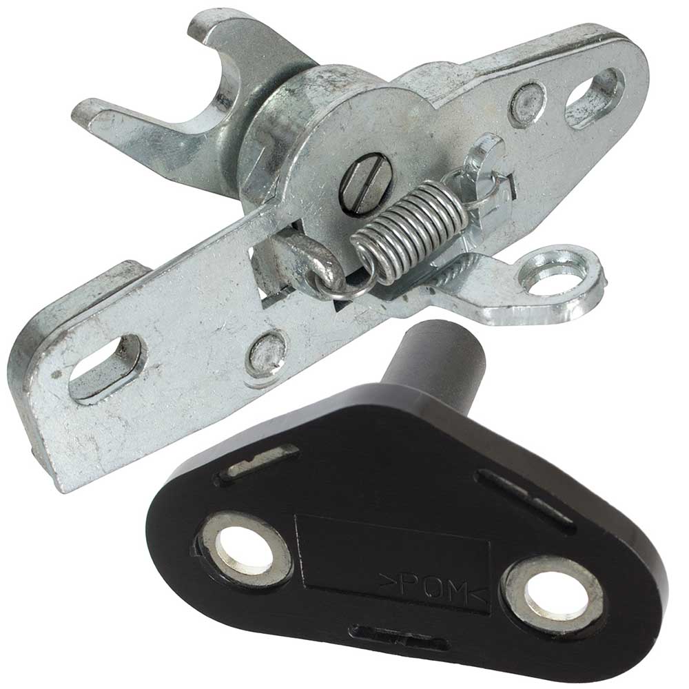 Renault Master II tolóajtó felső zár és ütköző (jobb oldal) 1998-