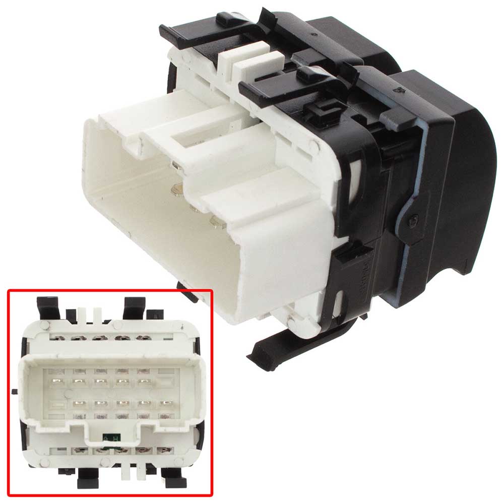 Renault Modus bal oldali ablakemelő kapcsoló 2 gombos 2004-