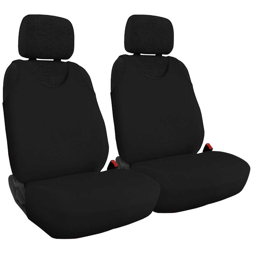 Bawelniane Univerzális trikó üléshuzat fekete színben pamut anyagból
