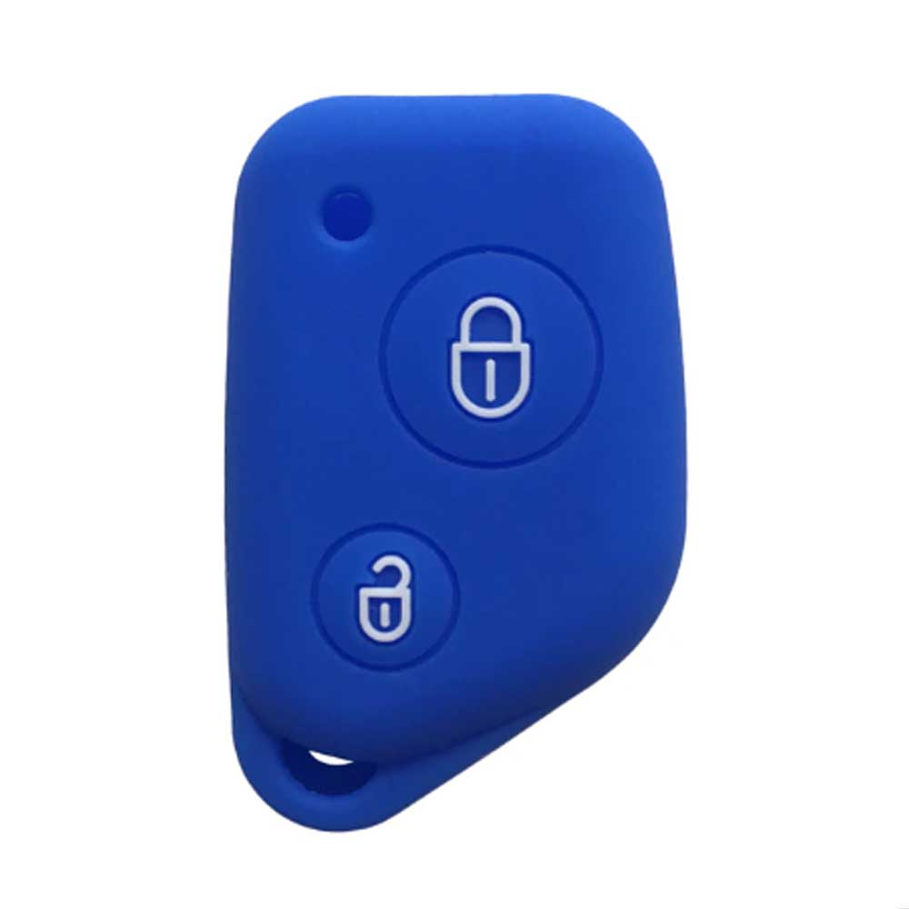 Citroen 2 gombos szilikon tok - Kék