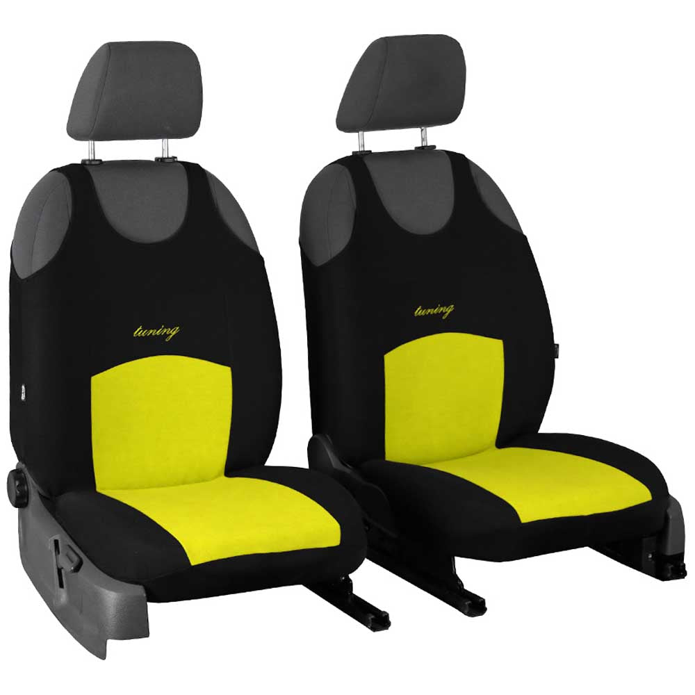 Classic Univerzális trikó üléshuzat sárga színben frottír anyagból