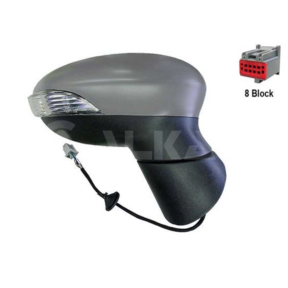 Ford Fiesta VI külső, fűthető jobb oldali visszapillantó tükör irányjelzővel 2008-2017