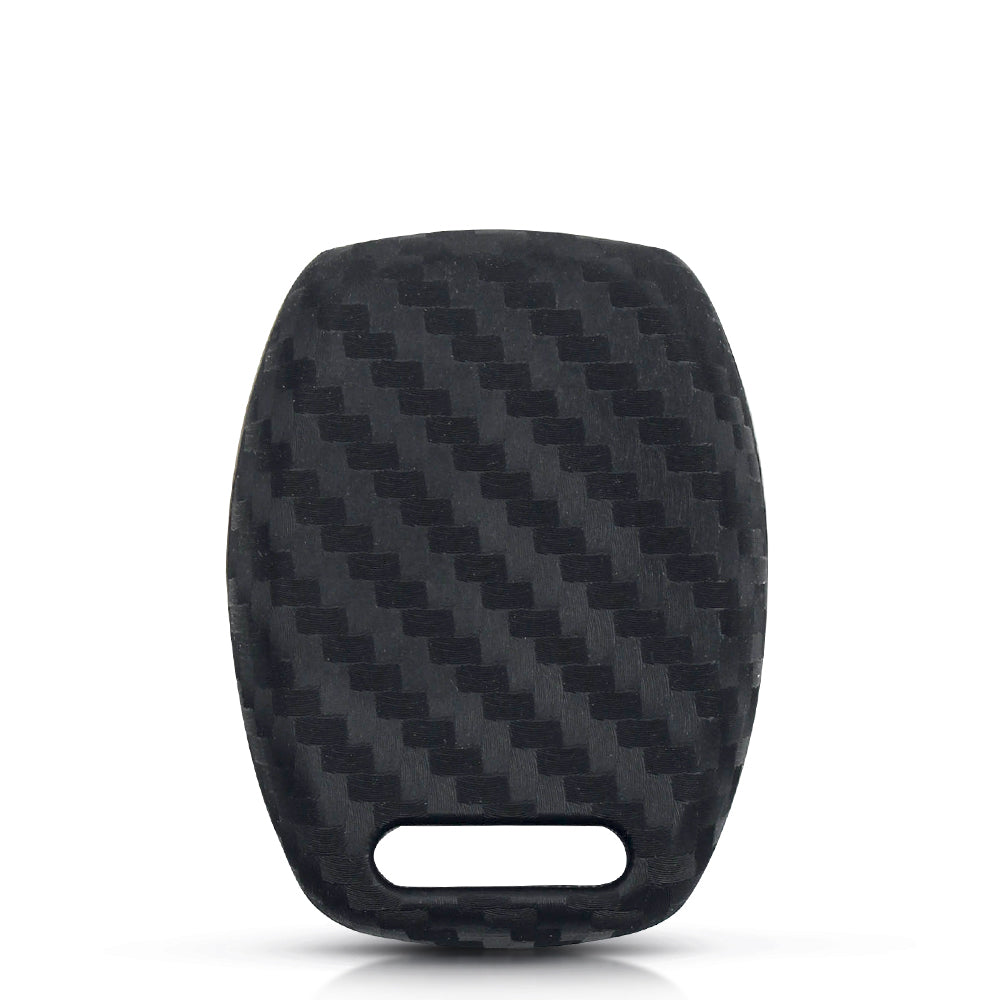 Honda kulcs szilikon tok 3 gombos Carbon