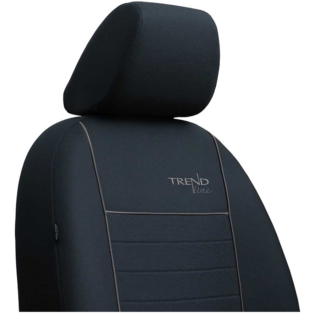Trend Line Univerzális üléshuzat szürke színben szövet anyagból