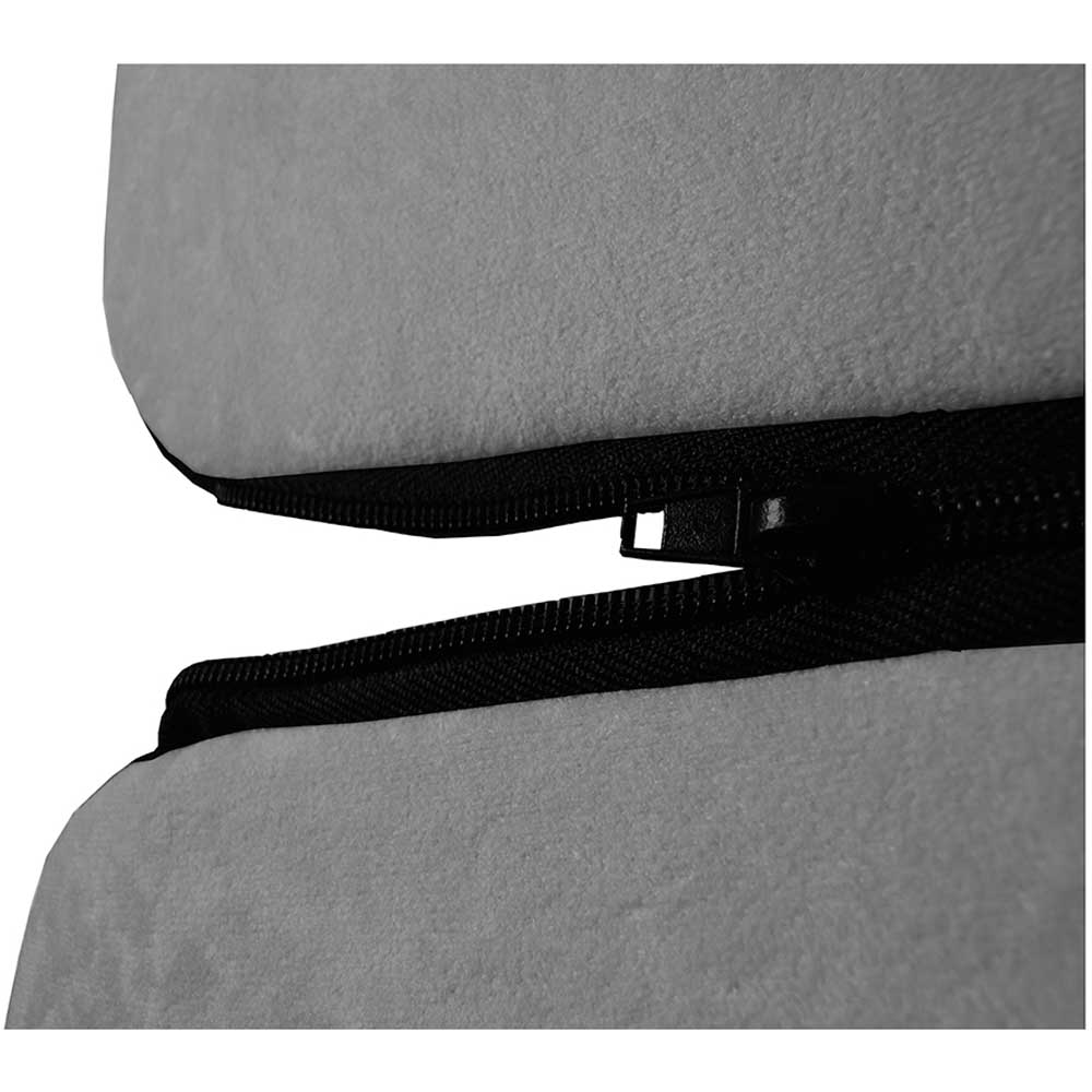 Ülésmagasító párna szett szürke színben, alkantara anyagból