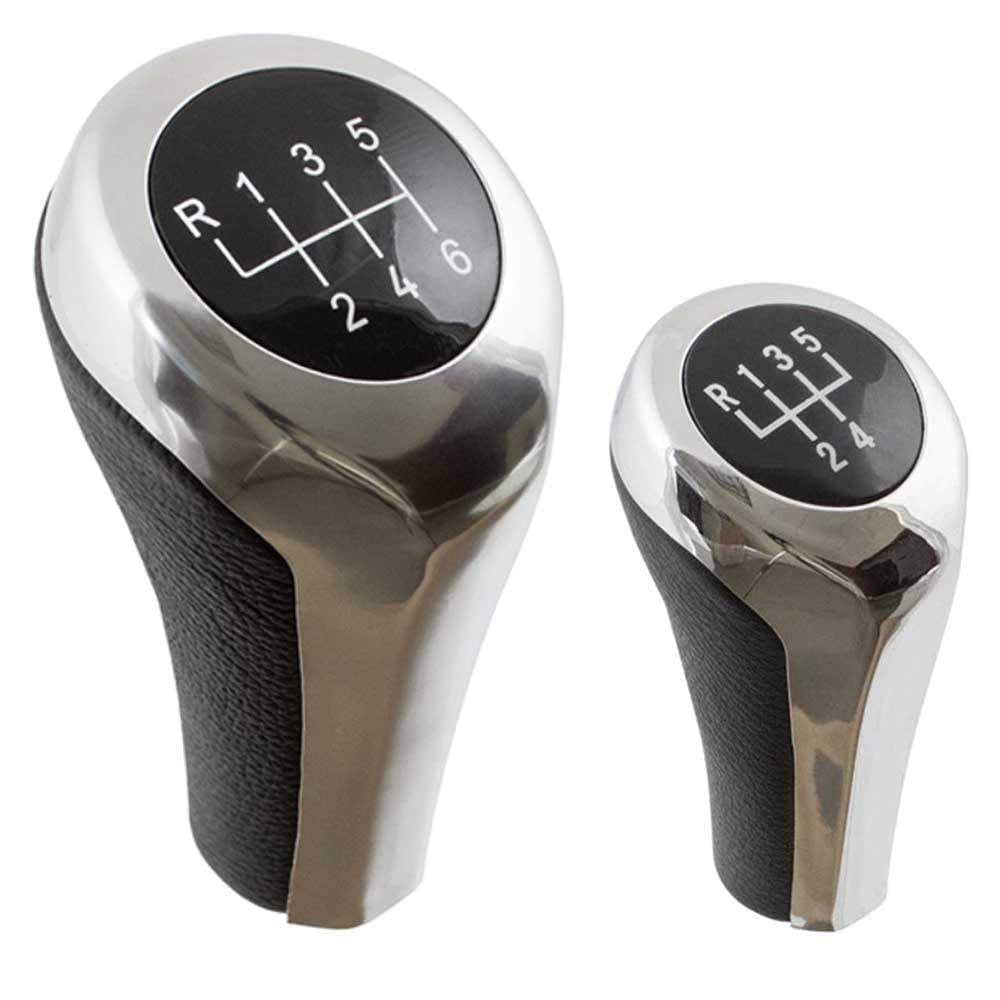 Krómozott, 5 és 6 sebességes BMW váltógomb. Fekete színű, 5 és 6 fokozatos üveg számlappal.