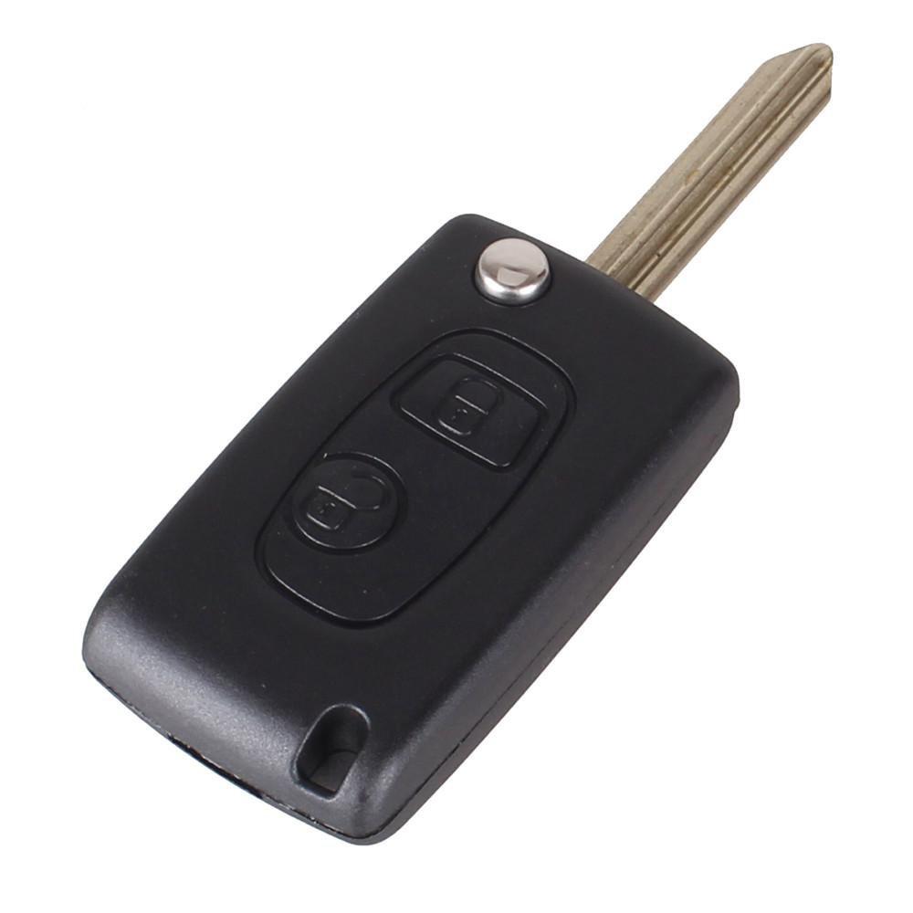 Citroen adaptér kľúča, skladací kľúč 2-tlačidlový