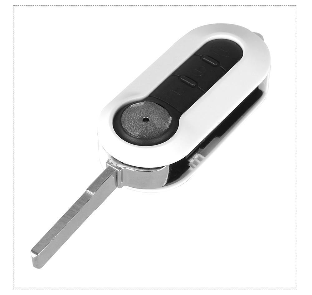 3 gombos, fehér színű Lancia bicskakulcs fekete színű gombsorral.