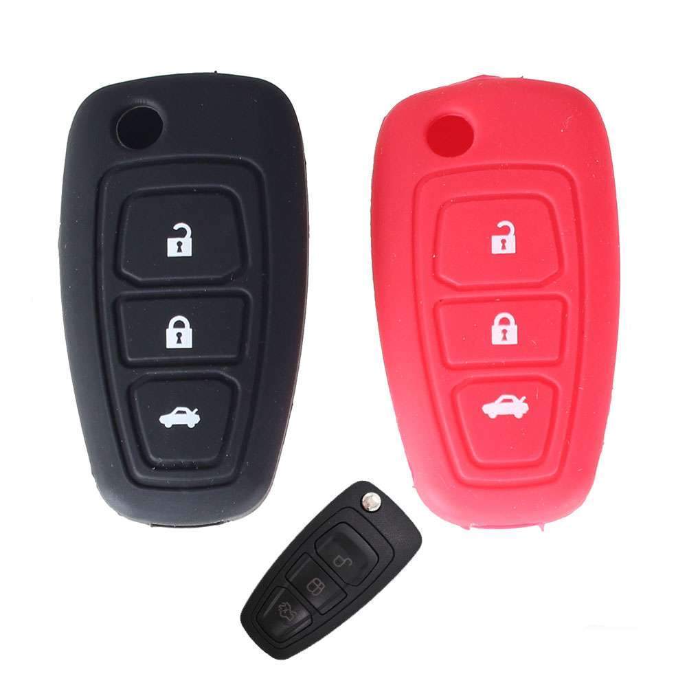 Ford bicskakulcs 3 gombos szilikon tok