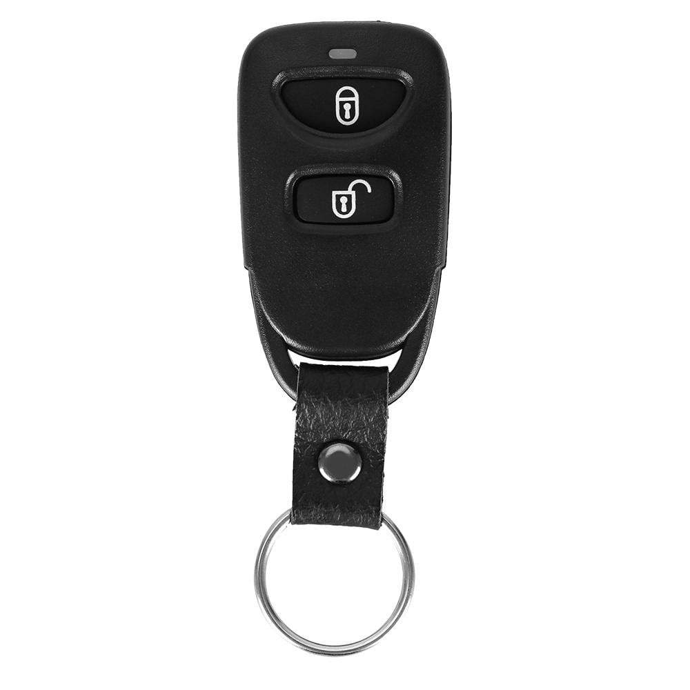 Fekete színű, Hyundai 2 gombos kulcs, kulcsház.