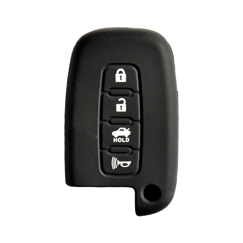 Kia fekete szilikon tok -4 gombos