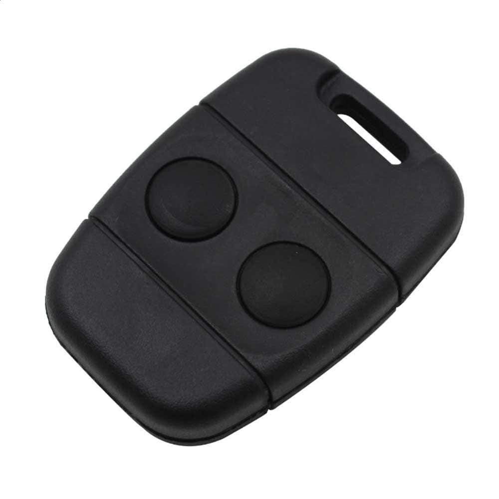 Fekete színű, 2 gombos Land Rover kulcs, kulcsház.