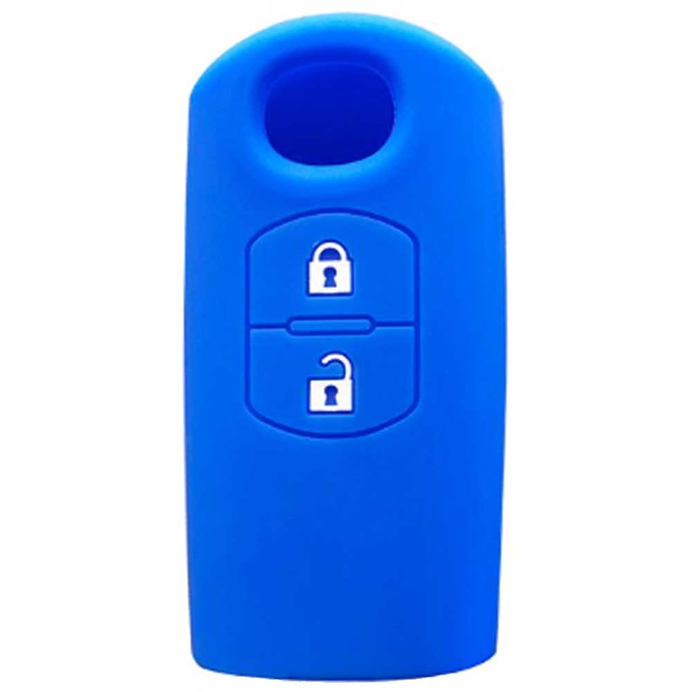 Mazda 2 gombos szilikontok kék színben