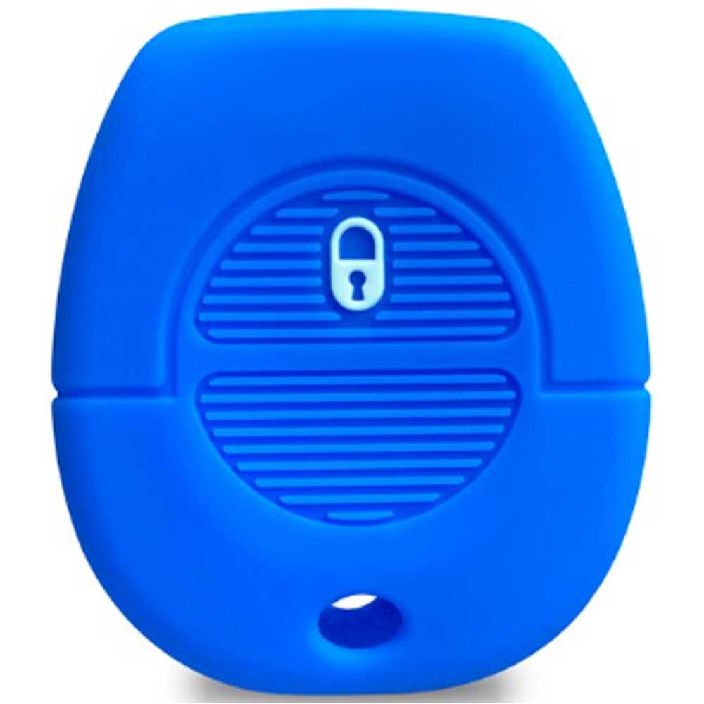 Nissan 1 gombos kulcs szilikon tok kék színben