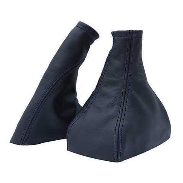 Opel Corsa C bőr váltószoknya és kézifékszoknya szett fekete varrással 2000-2006