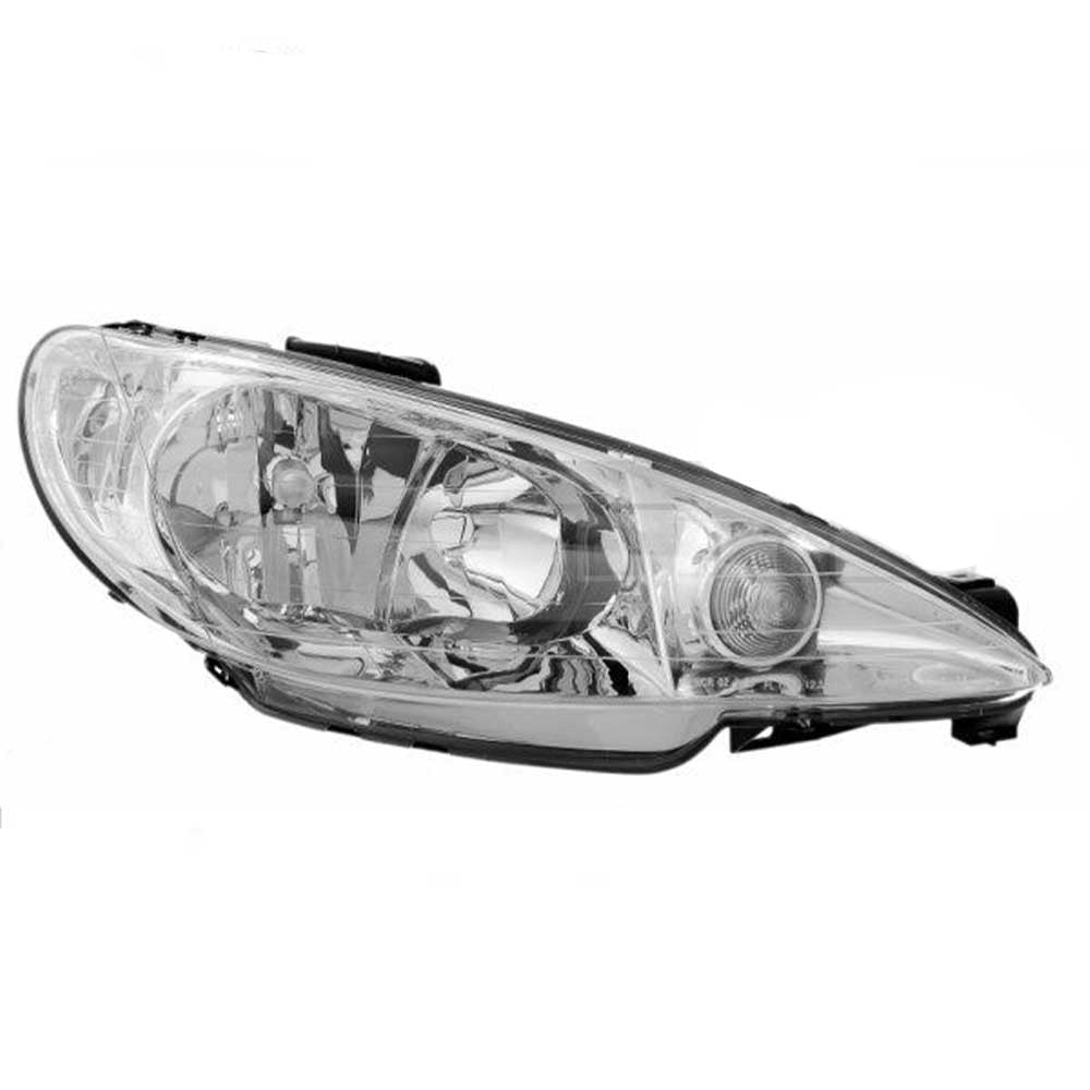 Peugeot 206 jobb első fényszóró 1998-2009