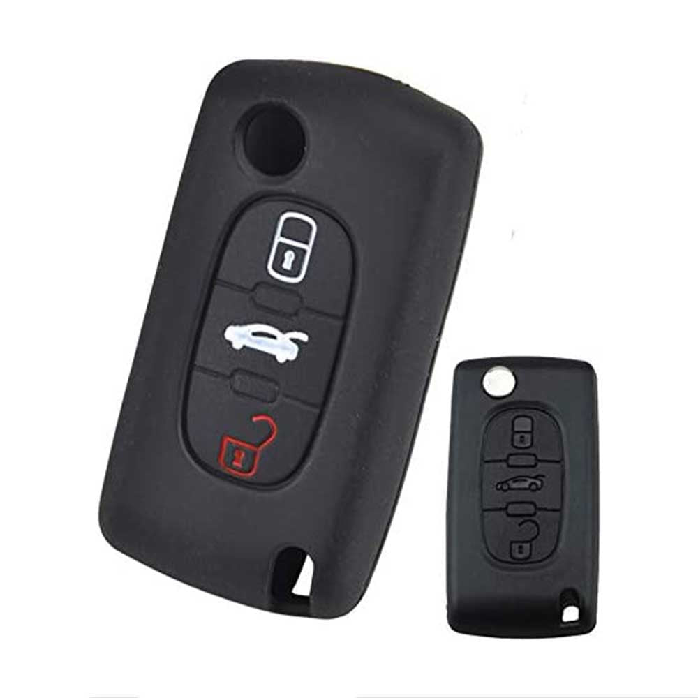 Citroen szilikon tok 3 gombos bicskakulcs