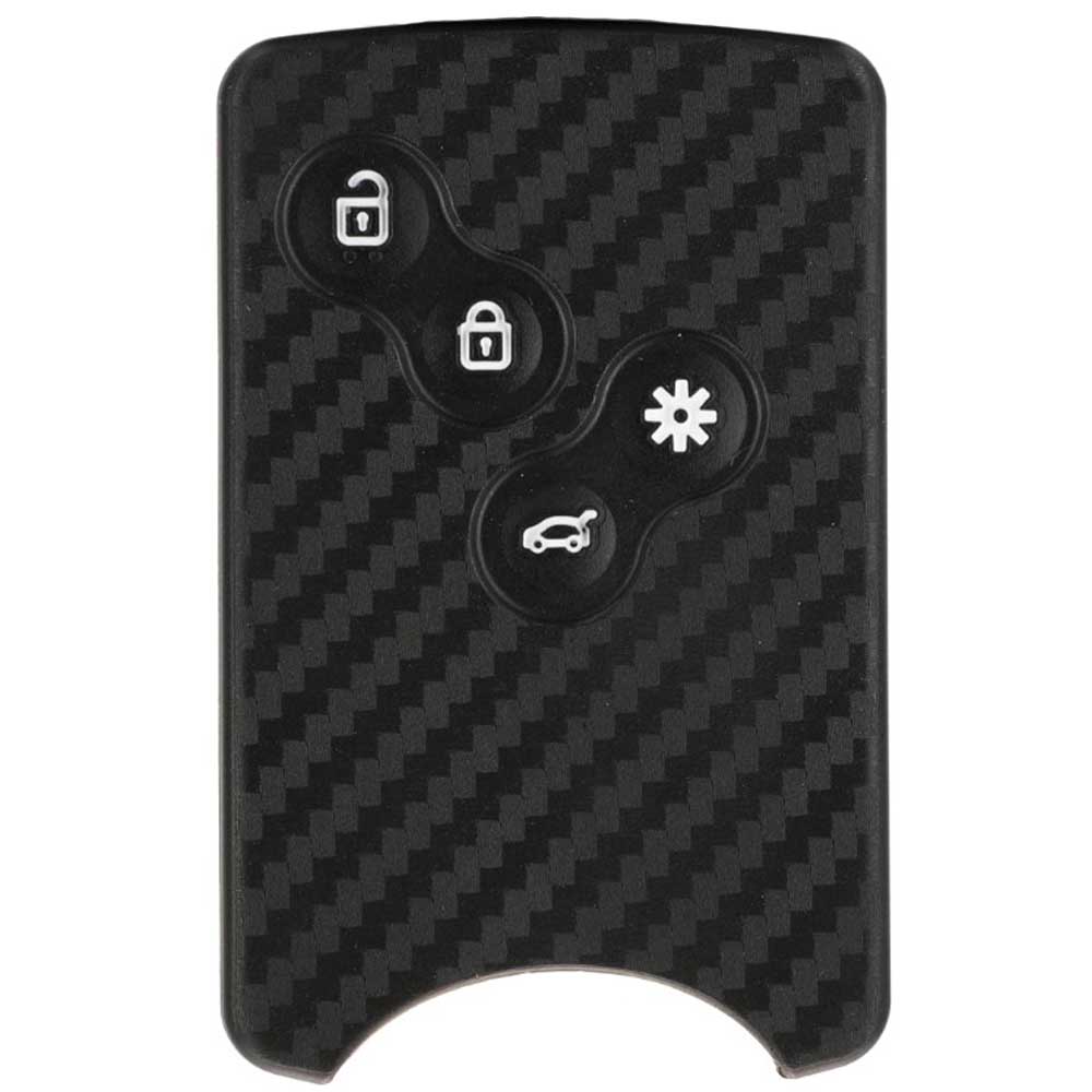 Renault 4 gombos szilikon tok, carbon mintázattal.