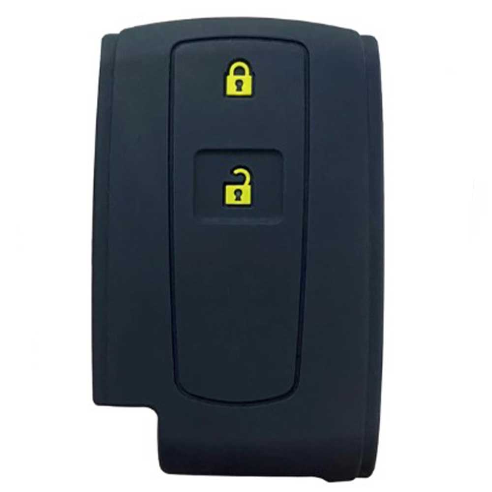 Toyota 2 gombos szilikon tok, fekete színben.