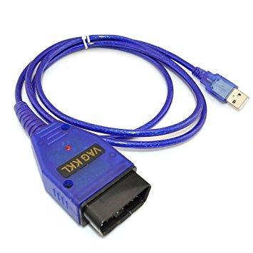 VAG-COM USB KKL 409.1 OBD2 kábel na čítanie chybových kódov
