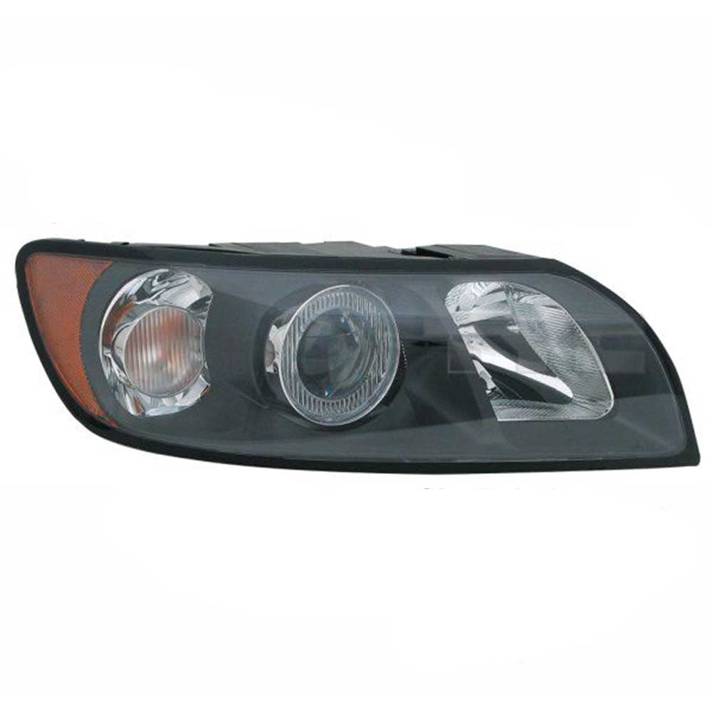 Volvo S40 II jobb első fényszóró fekete 2004-2012