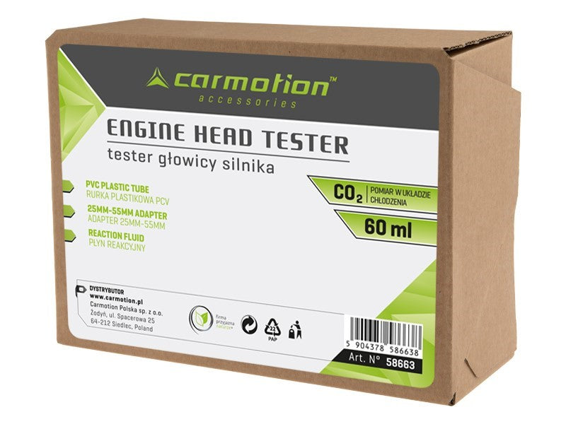 CO2 fejtömítés szivárgásvizsgáló  50ml reakciófolyadék  25 55mm adapter – kép 2