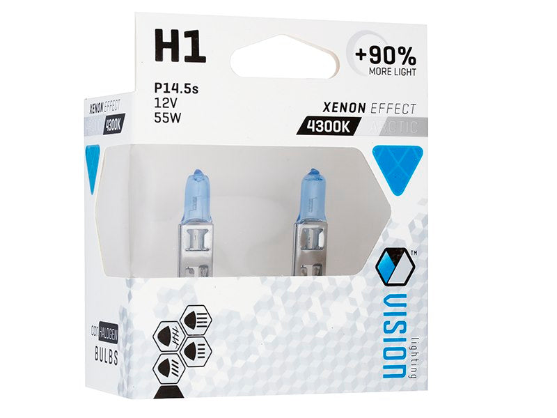 Izzók VISION sarkvidéki fehér H1 12V 55W P145s U E4  90% 2 db – kép 2