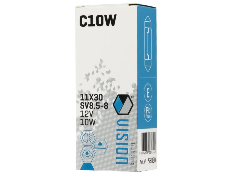 izzó VISION C10W 11X30 12V 10W SV85 – kép 3