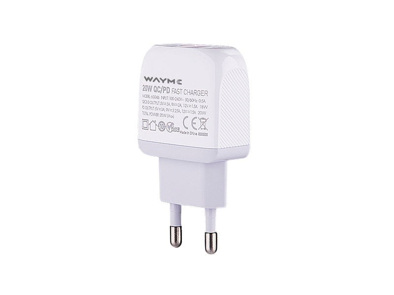WAYME hálózati töltő 20W USB C PD  QC30 – kép 3