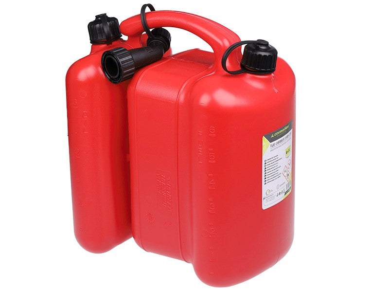 Kétkamrás üzemanyag/olaj kanna, 6+ 3L