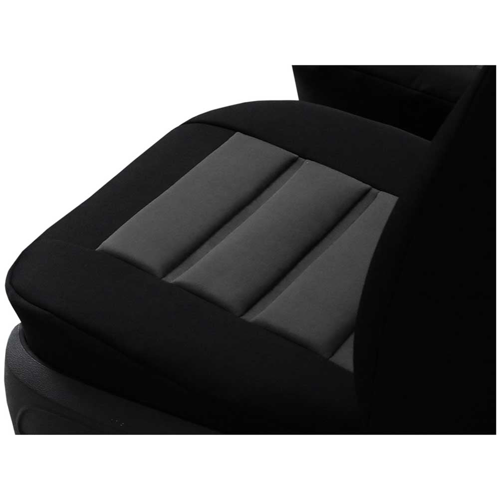 Ergonomic univerzális üléshuzat vezetői üléshez, szürke színben, alkantara anyagból