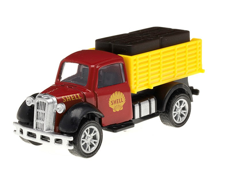 1:87 es modell Shell Old Timer nyitott pótkocsival és rakománnyal – kép 2