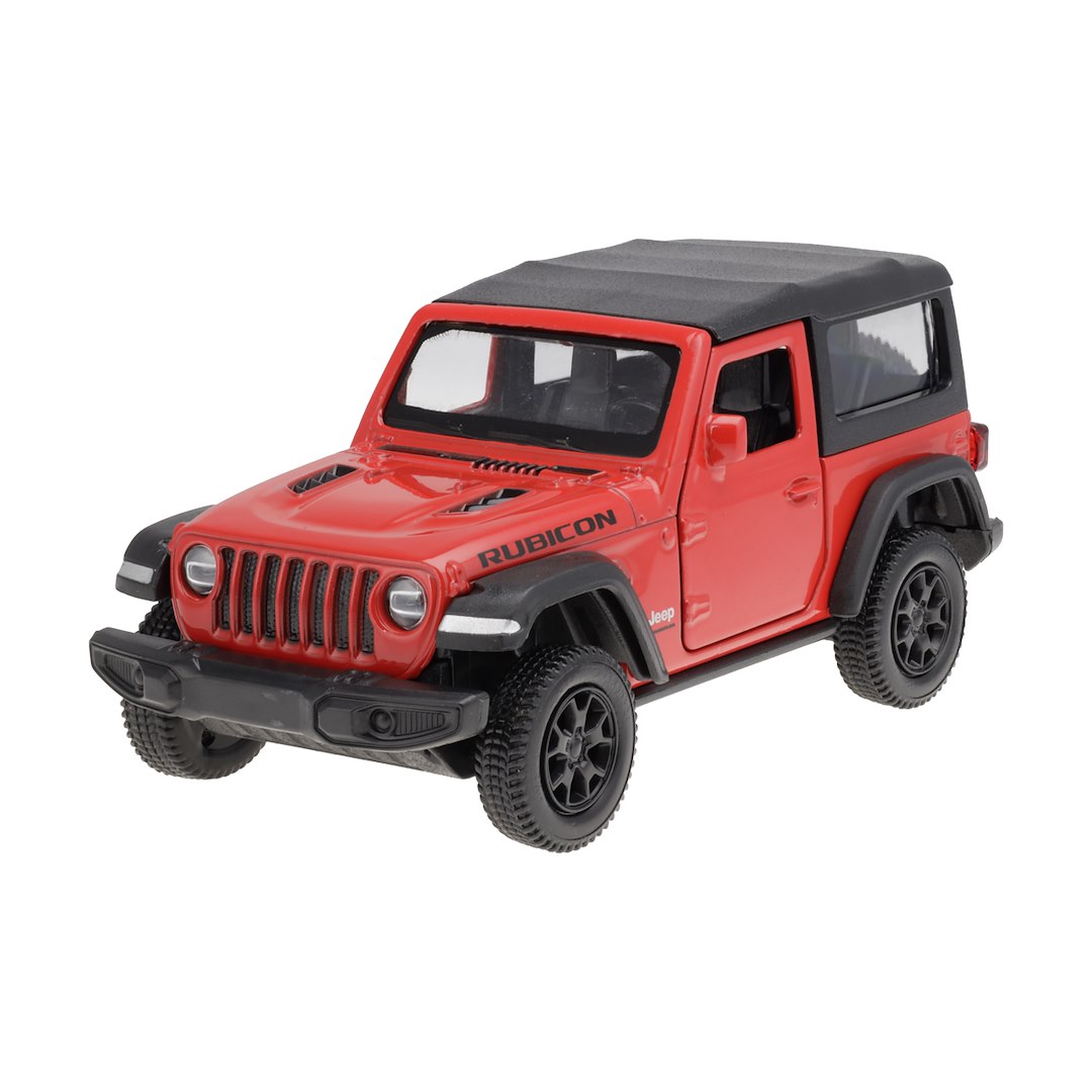 1:35 RMZ modell Jeep Wrangler Rubicon 2021 kabrió piros – kép 2