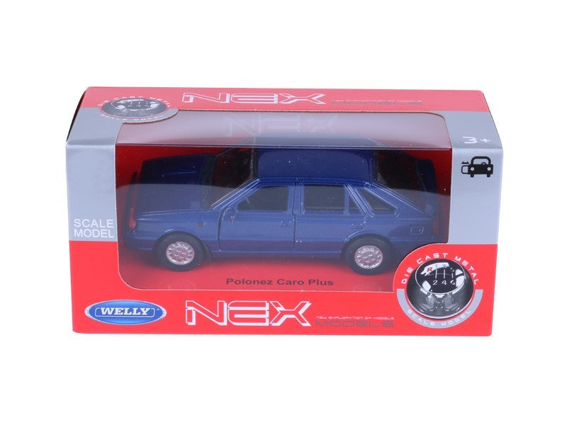 1:34 es modell PRL Polonez Caro Plus tengerészkék A884PCPGR – kép 3