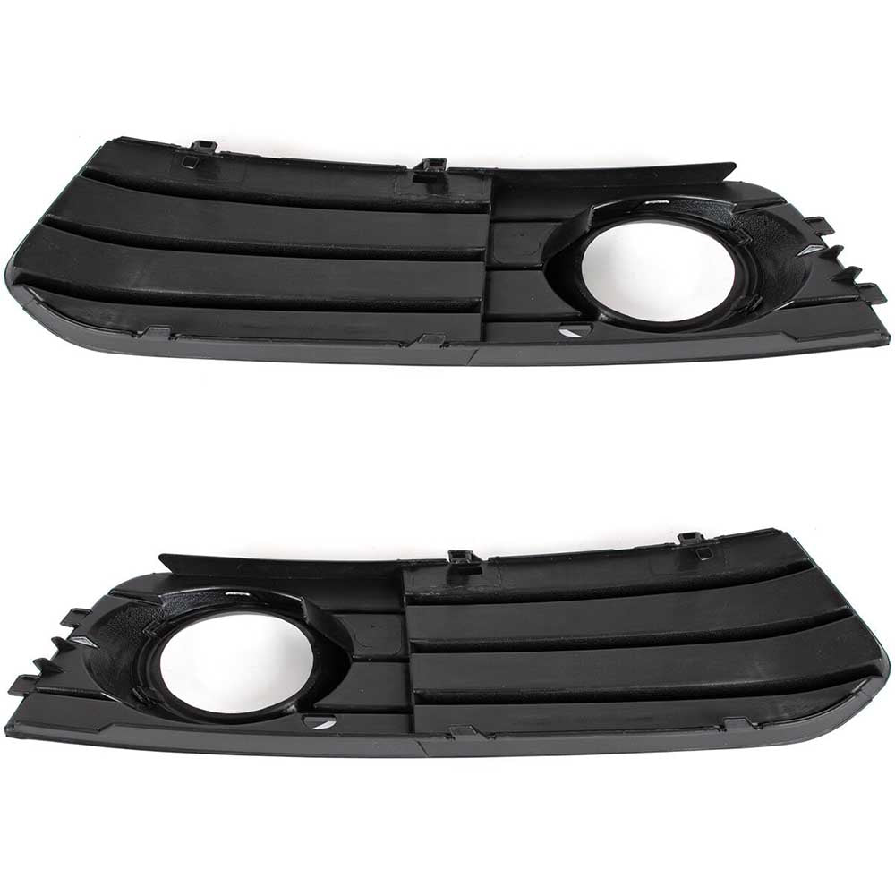 Audi A4 B8 Ködlámparács Készlet (Bal + Jobb, Króm Kerettel, 3 Léces) 2007-2011