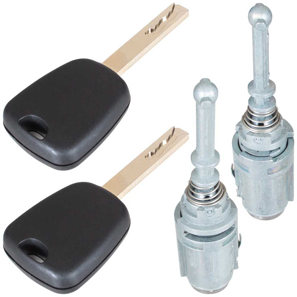 Citroen C2 első ajtózár zárbetét szett (bal + jobb) 2003-2012