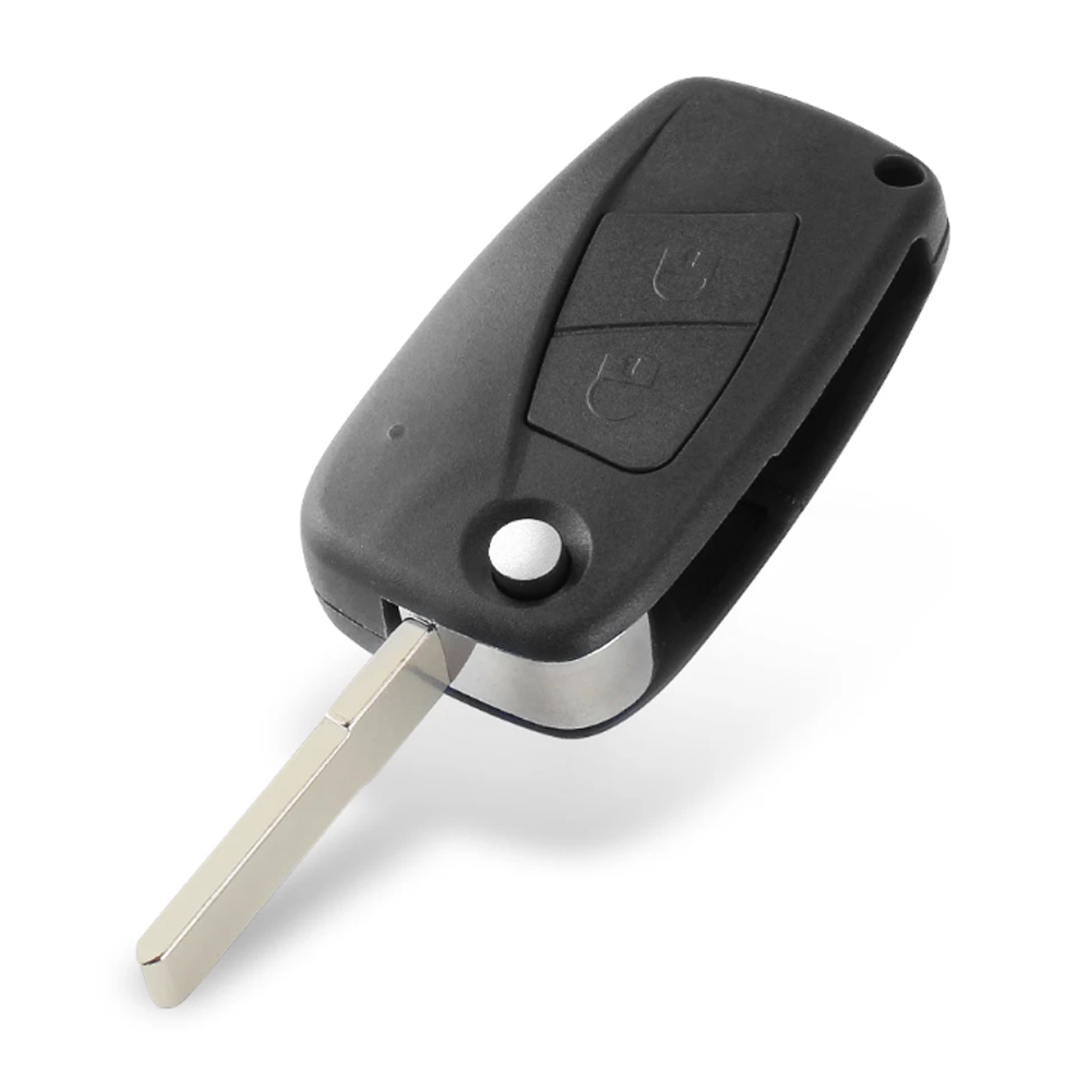 Citroen 2 gombos bicskakulcs, kulcsház kék és fekete színben