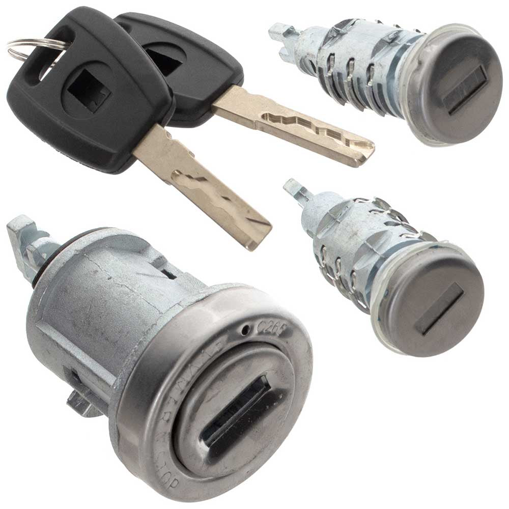 Fiat Ducato ajtózár zárbetét és gyújtáskapcsoló betét szett (kulccsal) 2006–