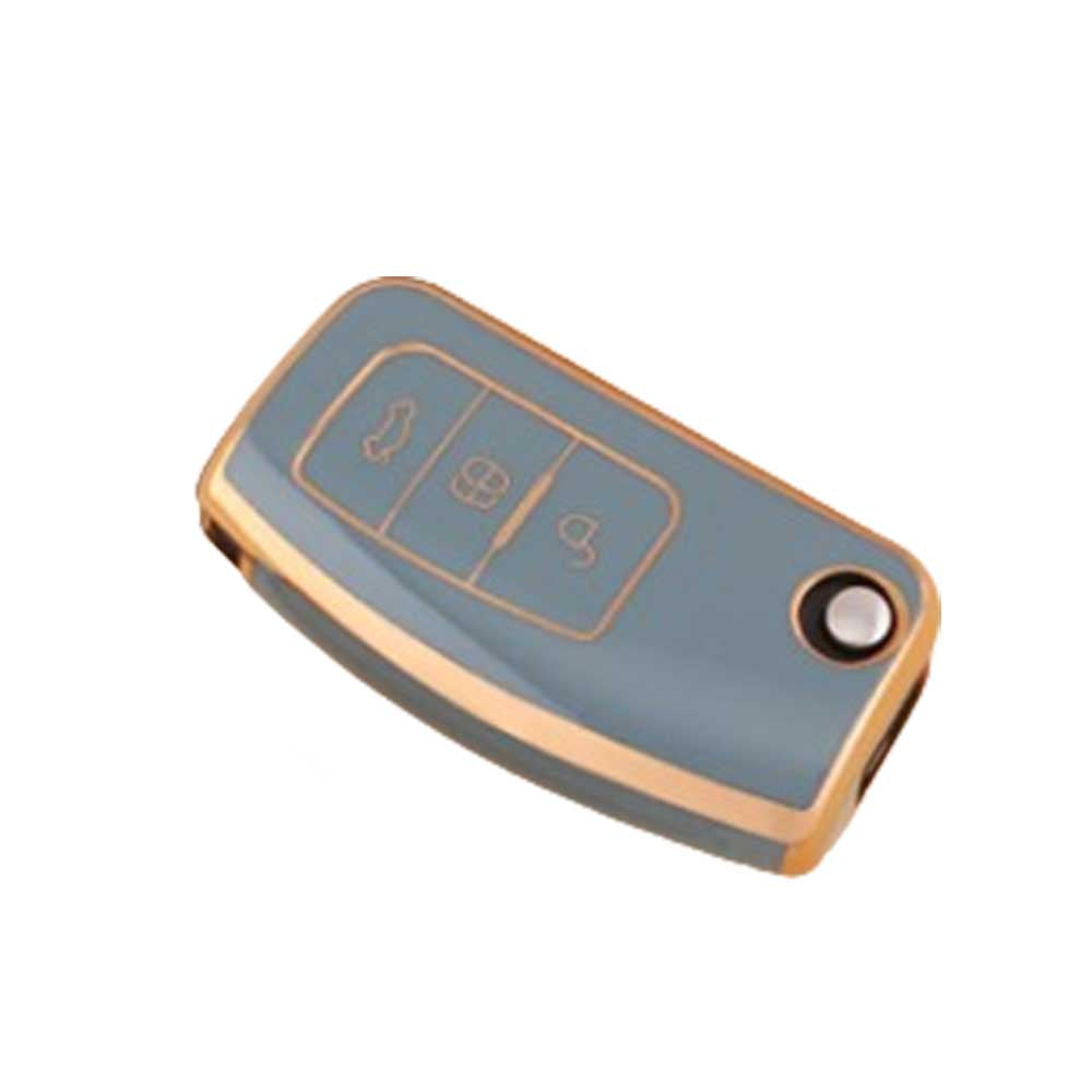 Ford kulcs TPU tok 3 gombos - Szürke