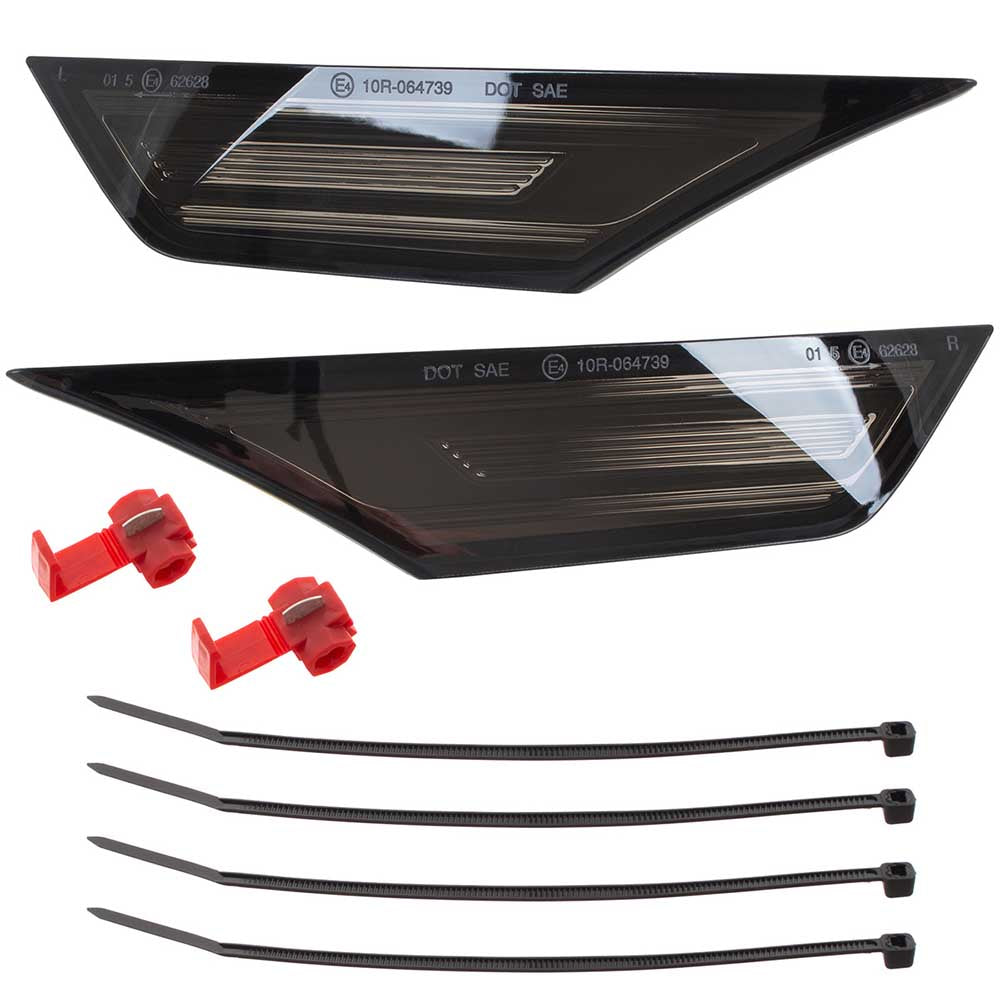 Honda Civic X futófényes LED oldalsó indexlámpa szett (sötétített) 2016-2022